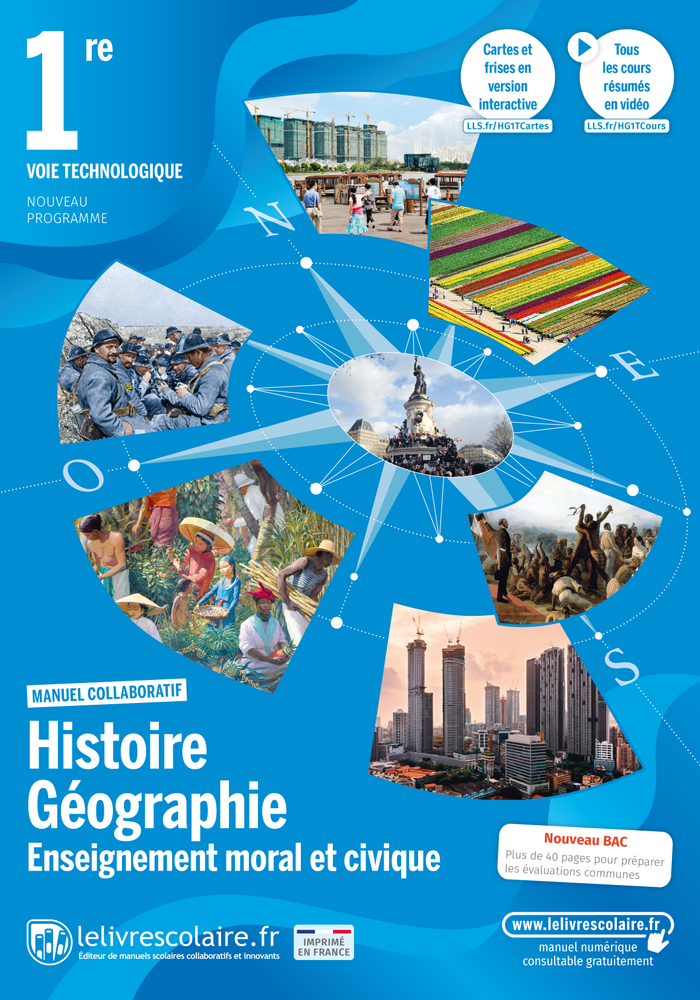 Histoire-Géographie 1e techno - Manuel Numérique Premium