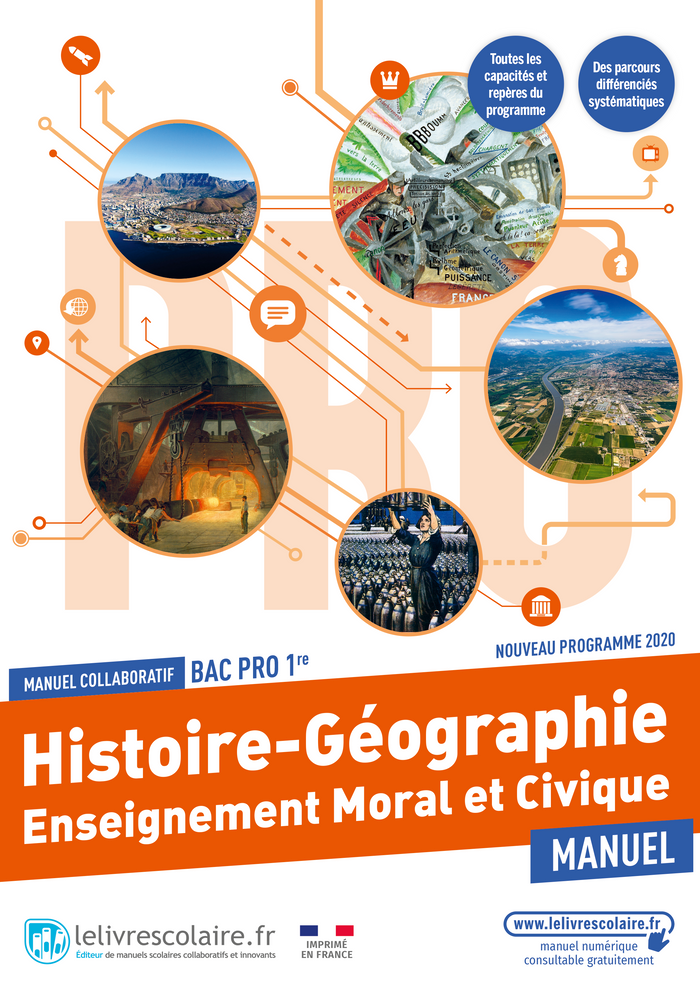 Histoire-Géographie 1e bac pro - Manuel Numérique Premium