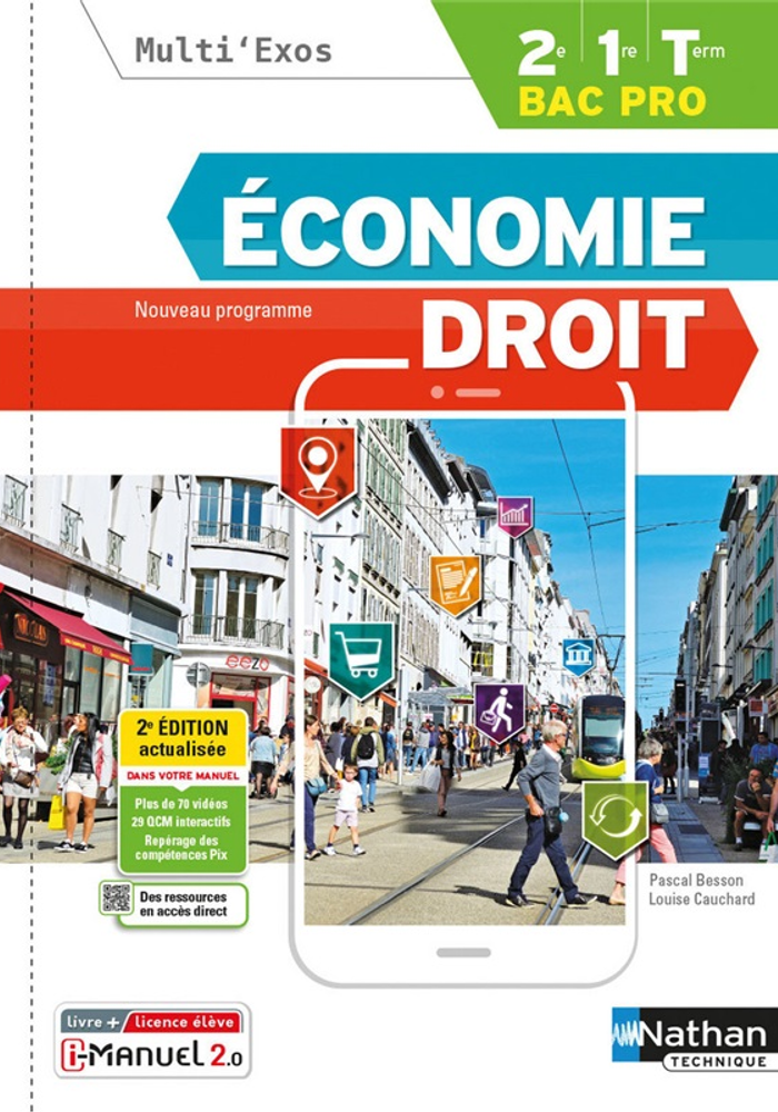 Economie-Droit - 2de/1re/Tle Bac Pro - Coll. Multi'Exos - Ed. 2021