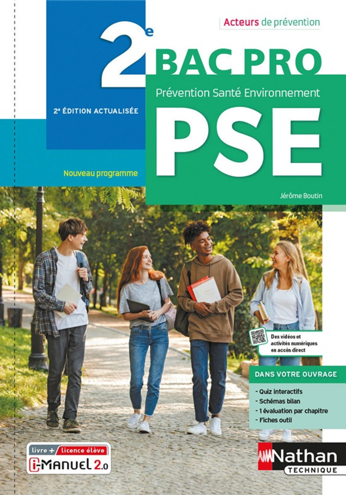 Prévention Santé Environnement - 2de Bac Pro - Coll. Acteurs de prévention - Ed. 2021