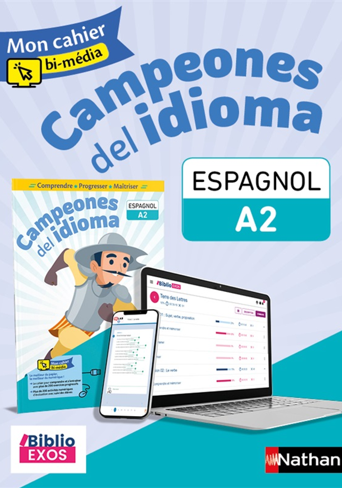 Cahier d'espagnol Campeones del idioma A2 (2021)